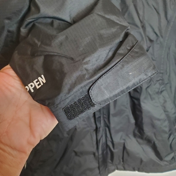 KOPPEN Small Windbreaker Black Hooded Full‎ zip Rain jacket - Picture 13 of 13